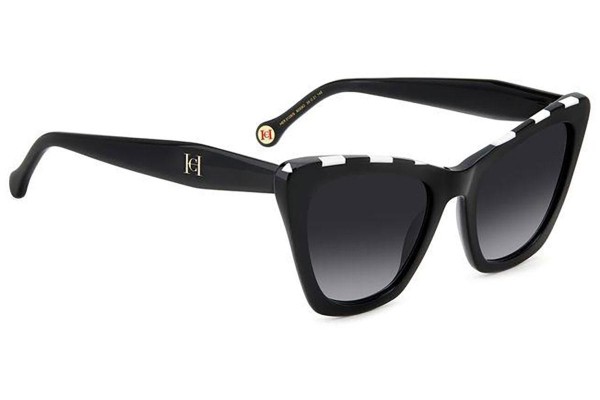 Sonnenbrille Carolina Herrera HER0129/S 80S/9O Cat Eye Schwarz