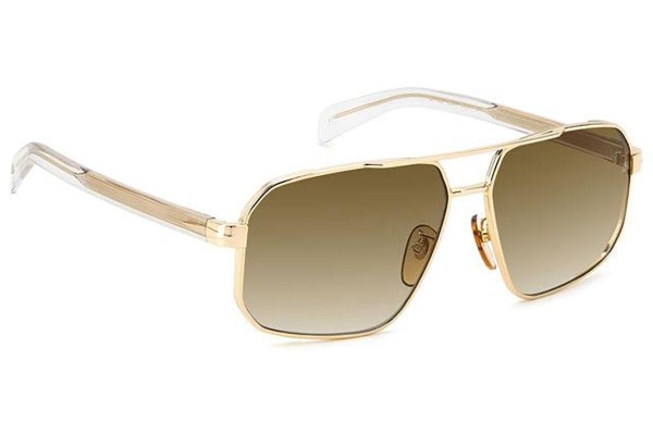 Sunglasses David Beckham DB7102/S LOJ/HA Pilot Gold