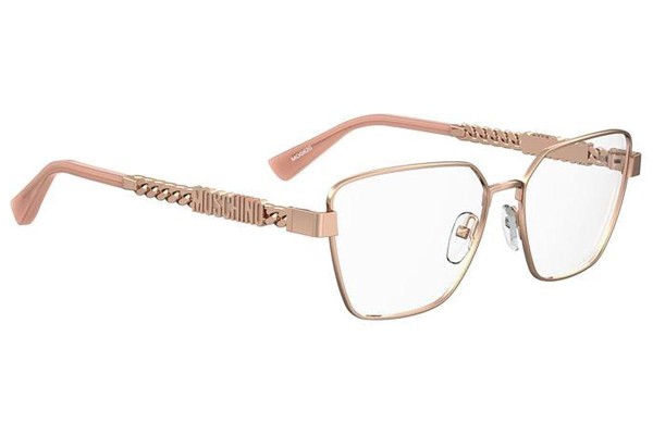 Glasses Moschino MOS620 DDB Quadratisch Gold