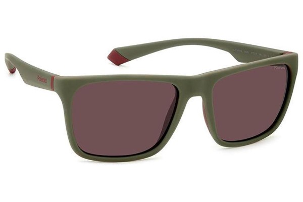 Sonnenbrille Polaroid PLD2141/S 0L9/KL Polarized Quadratisch Grün