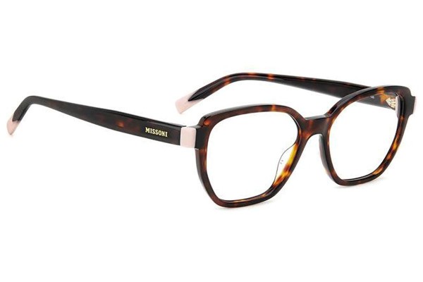 Glasses Missoni MIS0134 086 Quadratisch Havanna