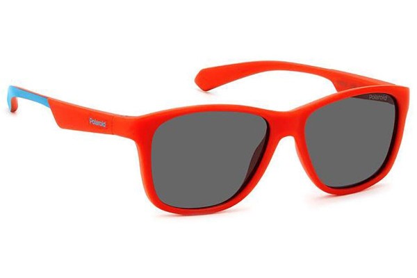 Sonnenbrille Polaroid Junior PLD8052/S IWK/M9 Polarized Quadratisch Rot