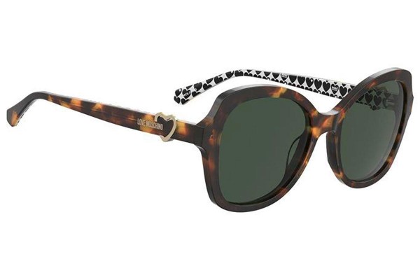 Sunglasses Love Moschino MOL059/S 05L/QT Cat Eye Havanna