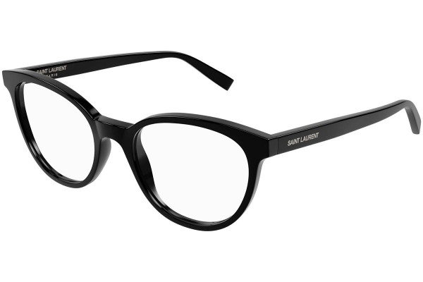 Brillen Saint Laurent SL589 001 Rund Schwarz