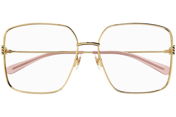 Brillen Gucci GG1284OA 001 Quadratisch Gold