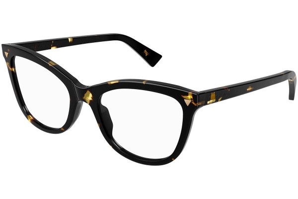 Glasses Bottega Veneta BV1226O 007 Quadratisch Havanna