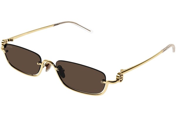 Sonnenbrille Gucci GG1278S 001 Winzig Gold