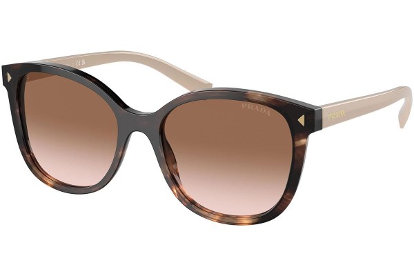 Sunglasses Prada PR22ZS 07R0A6 Quadratisch Havanna