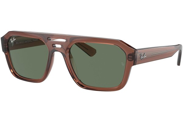 Sonnenbrille Ray-Ban Corrigan RB4397 667882 Flat Top Braun