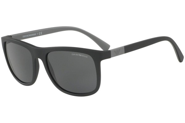 Sonnenbrille Emporio Armani EA4079 504287 Quadratisch Schwarz