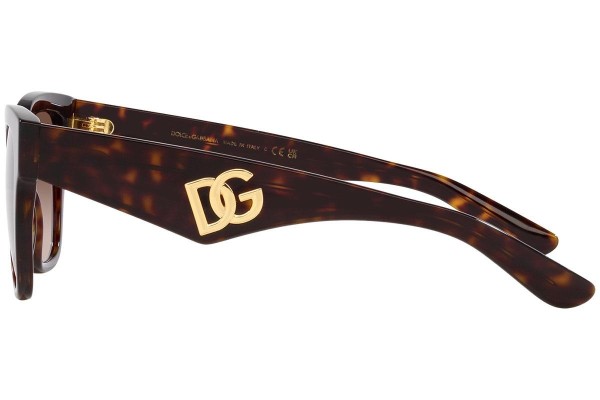 Sunglasses Dolce & Gabbana DG4437 502/13 Cat Eye Havanna