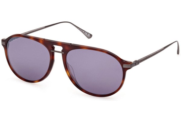 Sonnenbrille Web WE0345 52A Pilot Havanna