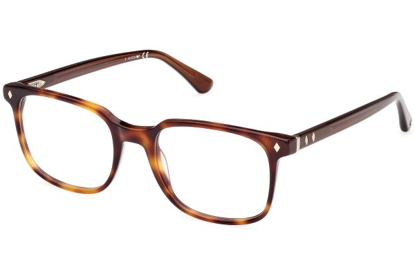 Glasses Web WE5408 052 Quadratisch Havanna