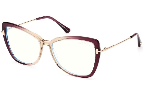 Glasses Tom Ford FT5882-B 083 Cat Eye Mehrfarbig