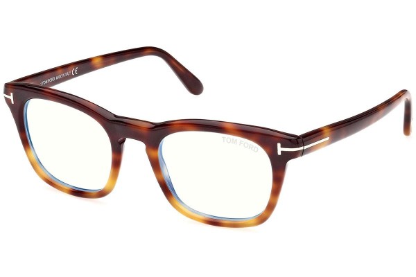 Brillen Tom Ford FT5870-B 056 Quadratisch Havanna