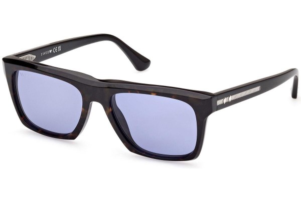 Sunglasses Web WE0350 56V Rechteck Havanna