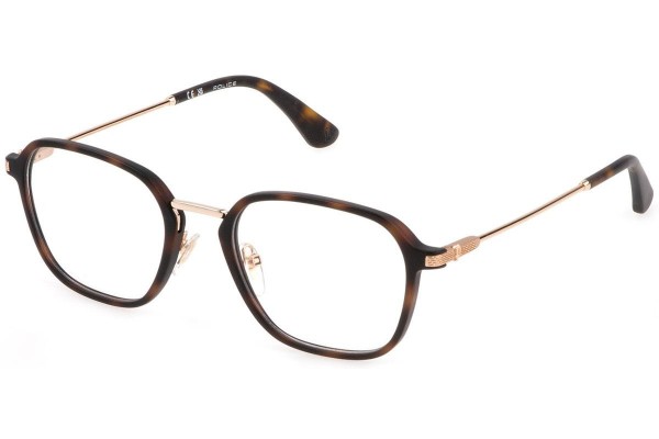 Glasses Police Octane 6 VPLG78 722M Rechteck Havanna