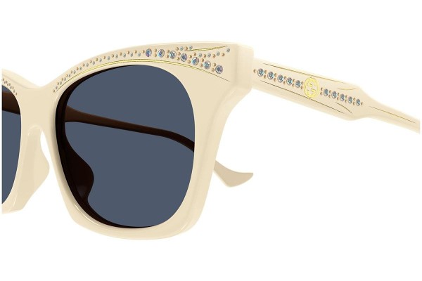 Sunglasses Gucci GG1299S 004 Quadratisch Weiß