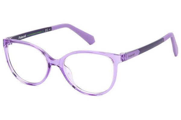 Brillen Polaroid Junior PLDD825 789 Cat Eye Lila