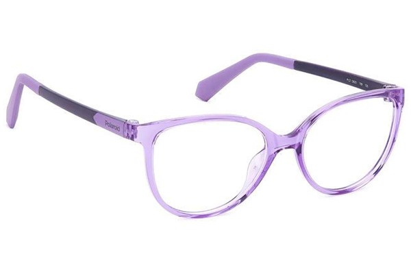 Brillen Polaroid Junior PLDD825 789 Cat Eye Lila