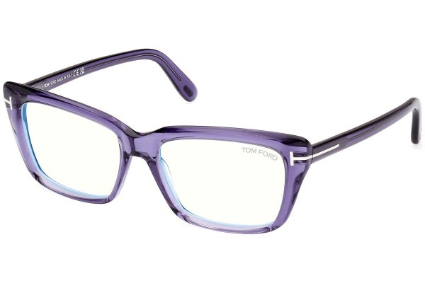 Brillen Tom Ford FT5894-B 081 Quadratisch Lila