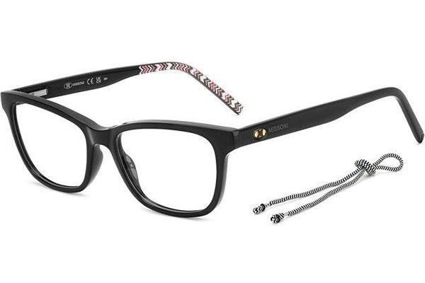 Glasses M Missoni MMI0160 807 Rechteck Schwarz