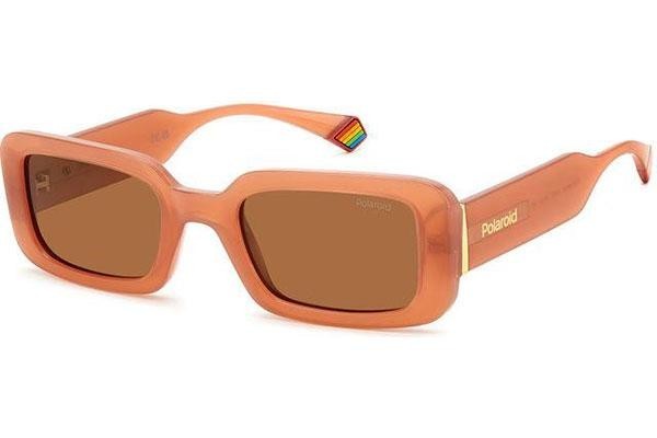 Sonnenbrille Polaroid PLD6208/S/X 733/HE Polarized Rechteck Orange