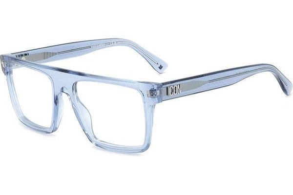 Brillen Dsquared2 ICON0012 PJP Quadratisch Blau