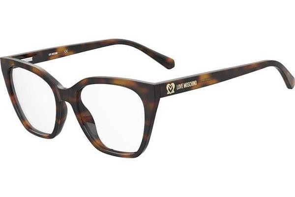 Glasses Love Moschino MOL627 086 Quadratisch Havanna