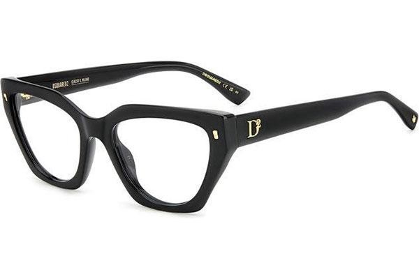 Glasses Dsquared2 D20117 807 Cat Eye Schwarz