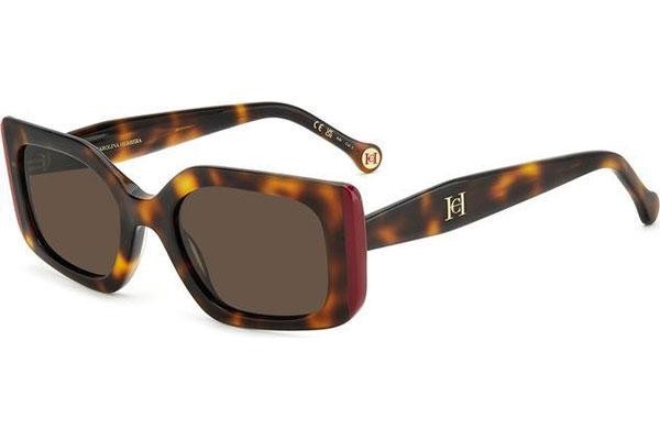 Sunglasses Carolina Herrera HER0182/S O63/70 Rechteck Havanna