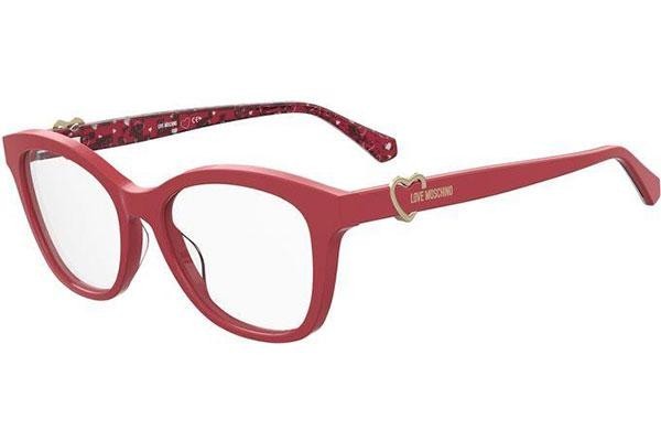 Glasses Love Moschino MOL620 C9A Quadratisch Rot