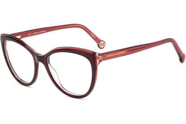 Brillen Carolina Herrera HER0207 C8C Cat Eye Rot