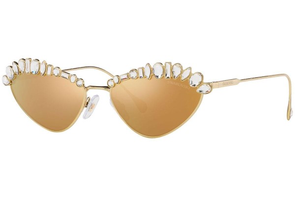 Sonnenbrille Swarovski SK7009 40137P Besondere Gold