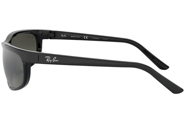 Sonnenbrille Ray-Ban Predator 2 RB2027 601/W1 Polarized Rechteck Schwarz