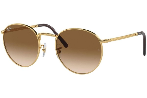 Sunglasses Ray-Ban New Round RB3637 001/51 Rund Gold