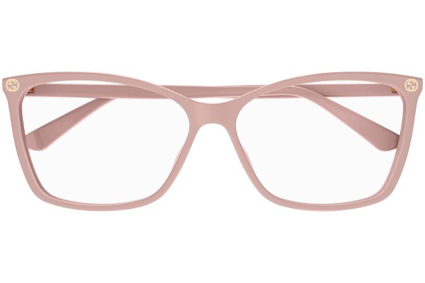 Brillen Gucci GG0025O 011 Cat Eye Rosa