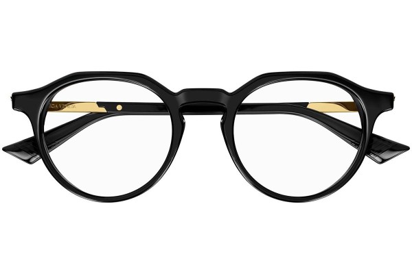 Glasses Bottega Veneta BV1263O 001 Rund Schwarz