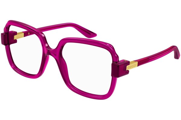 Glasses Gucci GG1433O 003 Quadratisch Rosa