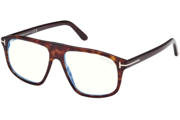 Brillen Tom Ford FT5901-B 052 Quadratisch Havanna