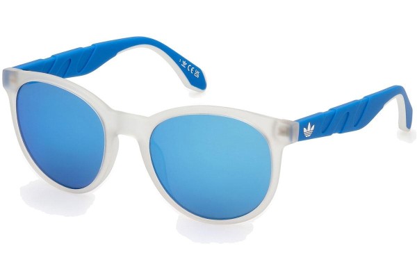 Sonnenbrille Adidas Originals OR0102 26X Rund Weiß