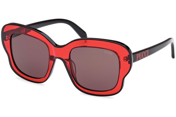 Sunglasses Emilio Pucci EP0220 68J Quadratisch Rot