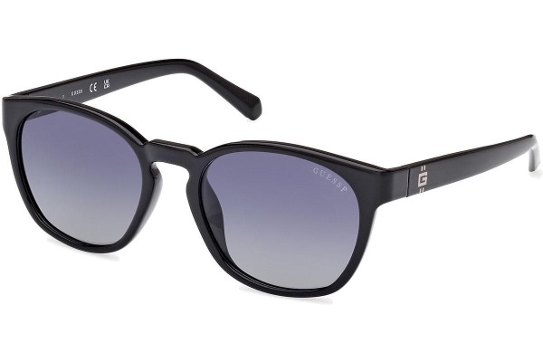 Sonnenbrille Guess GU00083-H 01D Polarized Rund Schwarz