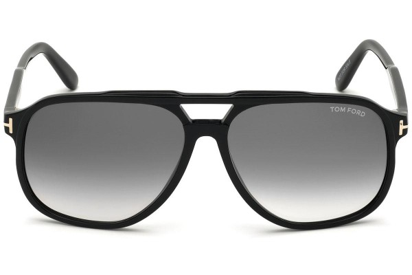 Sonnenbrille Tom Ford FT0753 01B Pilot Schwarz