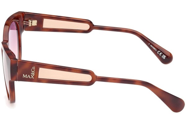 Sonnenbrille Max&Co. MO0085 52Z Rund Havanna