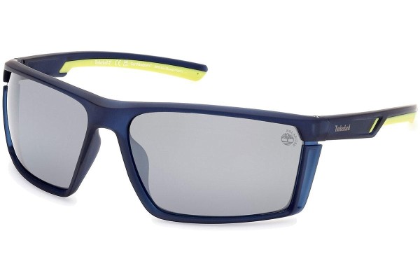 Sonnenbrille Timberland TB9333 91D Polarized Quadratisch Blau