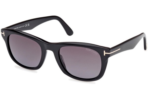 Sonnenbrille Tom Ford Kendel FT1076 01B Quadratisch Schwarz