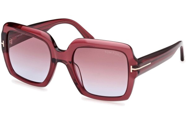 Sonnenbrille Tom Ford Kaya FT1082 66Y Quadratisch Rot