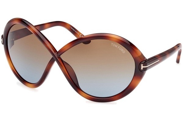 Sonnenbrille Tom Ford Jada FT1070 53F Besondere Havanna