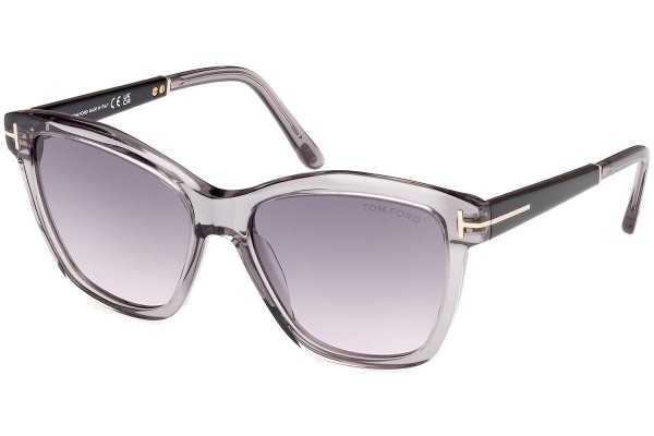 Sunglasses Tom Ford Lucia FT1087 20A Quadratisch Grau